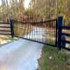 Powder coated residential gate