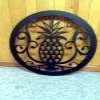 Powder coated decorative pineapple