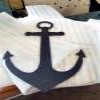 Powder coated decorative anchor